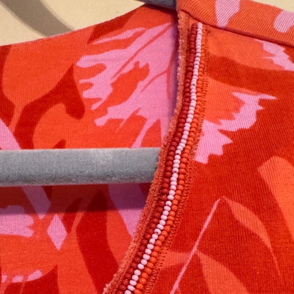 Soft Surroundings Red and Pink Floral Tunic - Picture 10 of 16